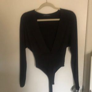 Naked wardrobe black bodysuit